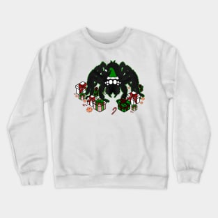 Santa Spider w/ Presents (Green Peppermint 1) Crewneck Sweatshirt